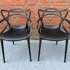 2X Kartell Masters Stoel By Philippe Starck thumbnail 2