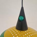 Memphis Milano Postmodern Hanglamp Design Geel Groen thumbnail 6