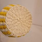 50's Stijl Sisal Vaas Retro Vaas Vintage Vaas thumbnail 5