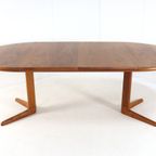 Korup Ronde 2x Verlengbare Eettafel Vintage Deens Massief Teak 'nollund' thumbnail 12