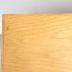 Vintage Deense Archiefkast Wandmeubel Blond Eiken thumbnail 5