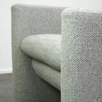 Design Leolux Fauteuil Model Fidamigo In Een Dikke Grijze Stof thumbnail 12