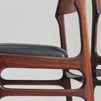 Set Of 4 Vintage Danish Teak Dining Chairs thumbnail 6