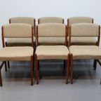 Set Van 6 Vintage Stoelen Denemarken thumbnail 2