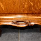 Louis Xv Franse Gebeeldhouwde Eiken Commode. thumbnail 6