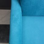 Blue Velvet Armchair 1960S thumbnail 10
