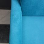 Blue Velvet Armchair 1960S thumbnail 10