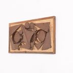 Danish Brutalist Wall Sculpture/Relief / Wanddecoratie / Muurdecoratie From Henrik Horst, 1970’S thumbnail 6