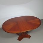 Extendable Art Deco Dining Table 1970S thumbnail 17