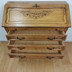 Brocante Queen Ann Secretaire, Ladekast, Landelijk Bureau thumbnail 9