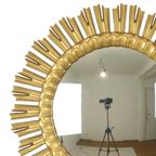 Xl Goudkleurige Zonnespiegel Sunburst Heksenoog Hars 60Cm thumbnail 8