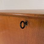 Secretaire Met Schuifdeuren Op Ranke Poten, Jaren 50 thumbnail 7