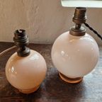 Set Art Deco Lampen Van Glaspasta, Frankrijk 1950S thumbnail 8