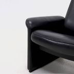 Black Leather Ds50 Armchair By De Sede Switzerland 1980S thumbnail 11