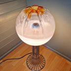 Mazzega Vloerlamp In Verchroomd Metaal En Glas, Jaren 60-70 thumbnail 5