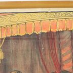 Educatieve Oude Schoolplaat Vaderlandse Geschiedenis Columbus Aan Het Spaanse Hof 94X65Cm thumbnail 5