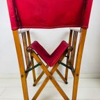 Vintage Vouwstoel. Directors Chair. Vouwbare Campingstoel. Camper Klapstoel. thumbnail 3