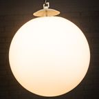 Set Of 3 Hanging Lamps Made Of Opaline (Milk Glass) thumbnail 5