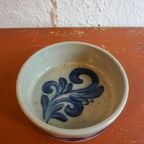 Vintage Westerwald Stoneware Ornamental Dish German Ceramic Bowl Lard Pot thumbnail 6