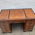 Klassiek Engelse Stijl Bureau Met 9 Lades, 76 Cm Hoog thumbnail 9