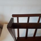 Fifties Teakhouten Lectuurmand Deense Tijdschriftenhouder thumbnail 11