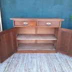 Art Deco Kastje Jr 20 Eiken Commode Wastafelkastje Dressoir thumbnail 12