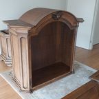 Vintage Eiken Toogkast (b155xh210xd65) thumbnail 13