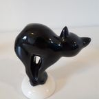 Goebel Porcelein Black Cat Zwarte Kat Beeldje thumbnail 5