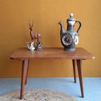 Vintage Bijzettafeltje, Lectuur Tafeltje, Sidetable, Krukje thumbnail 12