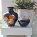 Vintage Aqua Blauw Vaasje, Kruikje, Aardewerk, Kannetje thumbnail 13