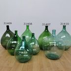 Brocante Glazen Dame Jeanne Vaas Wijnfles, Gistfles Glas 412 thumbnail 3