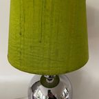 Vintage Chromen Tafellamp. Unieke Lamp. Jaren 60 Chromen Lampje. Uniek Item! thumbnail 7