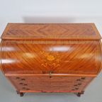 Vintage Rolbureau Egon Ostergaard '60 Zweden Bureau Regency thumbnail 8