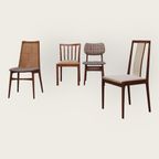 Vier Mid Century Eettafel Stoelen thumbnail 3