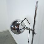Space Age Chromen Staande Bol Lamp Vloerlamp thumbnail 7