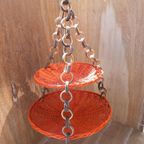 Vintage Design Dubbelschaal Rotan Hanger H80d46d35 thumbnail 3