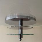 Schijflamp Hanglamp Lamp Jaren 60 Frans thumbnail 12