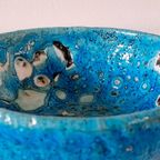 Vintage Keramieke Schaal Lava Glazuur West Germany Stijl thumbnail 2