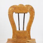 Antieke Wabi Sabi Primitieve Bergstoel thumbnail 4