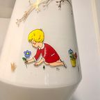 Vintage Franse Hanglamp Kinderkamer. thumbnail 3