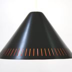 Leuke Zwart En Oranje Lyfa Hanglamp / Mid Century Modern Lamp | Jaren 60 Lamp *** Denemarken Jare thumbnail 5