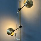 Mid Century Vloerlamp Met Aluminium Spots / Space Age Standing Light thumbnail 5