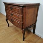 Vintage Queen Ann Ladekastje Ladekast, Commode Dressoir 010 thumbnail 8