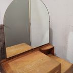 Vintage Kaptafel - Toilettafel - Spiegelkast thumbnail 7