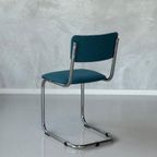 Retro Sledestoelen Nieuw Eetkamerstoelen Petrol Prijs P/Stuk thumbnail 3