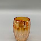 Franse Carnaval Iriserend Glas Waterkan En Glas Oranje thumbnail 7