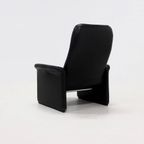 Black Leather Ds50 Armchair By De Sede Switzerland 1980S thumbnail 7