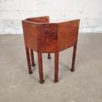 Compleet Wortelhouten Art Deco Bureau thumbnail 14