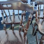 Set Van Vier Stevige Cafestoelen thumbnail 3