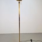 Vintage Deknudt Vloerlamp Messing Regency Uplight Belgie ´70 thumbnail 4